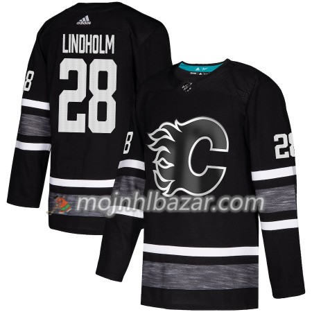 Dresovi Calgary Flames Elias Lindholm 28 2019 All-Star Adidas Crna Authentic - Muške